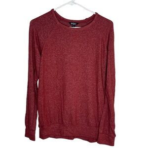 BUFFALO DAVID BITTON Men’s Red Knit Pullover Crew Neck Sweater Long Sleeve Sz S